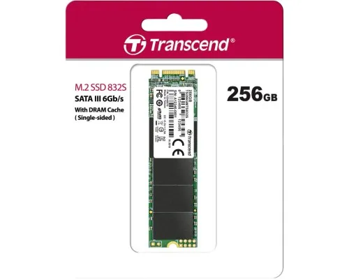 Накопичувач SSD M.2 2280 256GB Transcend (TS256GMTS832S)