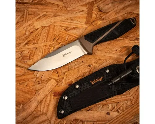 Нож Elk Ridge з кресалом Brown (ER-200-23BR)