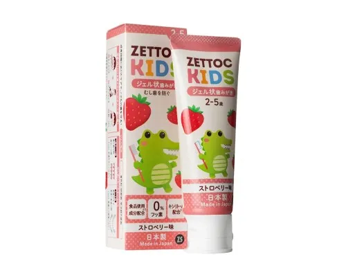 Дитяча зубна паста Zettoc Nippon Полуниця 60 г (4582118955305)