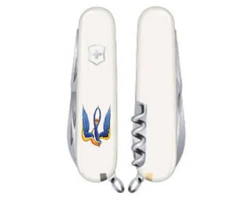 Ніж Victorinox Spartan Ukraine 91 мм Тризуб Ластівка (1.3603.7_T1230u)