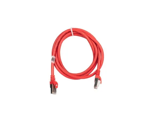 Патч-корд 1.50м S/FTP Cat 6 CU PVC 26AWG 7/0.16 red 2E (2E-PC6SFTPCOP-150RD)