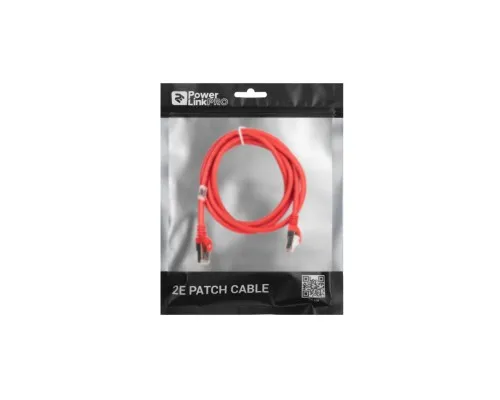 Патч-корд 1.50м S/FTP Cat 6 CU PVC 26AWG 7/0.16 red 2E (2E-PC6SFTPCOP-150RD)