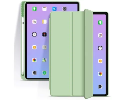 Чехол для планшета BeCover Tri Fold Hard TPU Apple iPad Air 4 10.9 2020/2022 Green (706750) (706750)