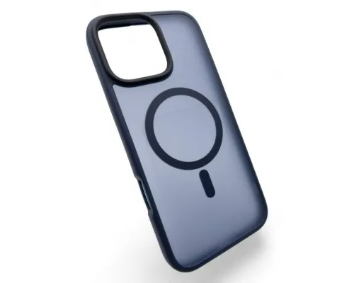 Чохол до мобільного телефона BeCover Metal Buttons Case (MagSafe) для Apple iPhone 16 Pro Max Blue (712100)
