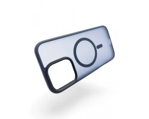 Чохол до мобільного телефона BeCover Metal Buttons Case (MagSafe) для Apple iPhone 16 Pro Max Blue (712100)