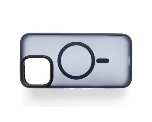 Чохол до мобільного телефона BeCover Metal Buttons Case (MagSafe) для Apple iPhone 16 Pro Max Blue (712100)