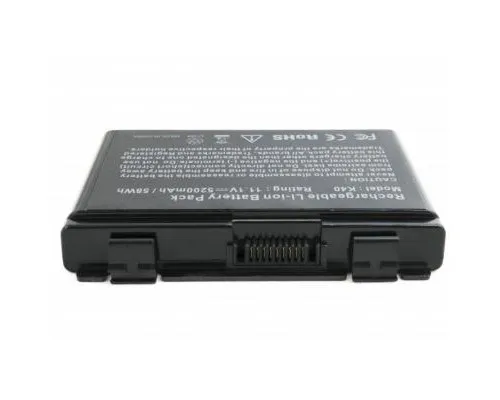 Акумулятор до ноутбука Asus K40 (A32-F82) 5200 mAh Extradigital (BNA3927)