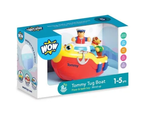 Игрушка для ванной Wow Toys Буксир Томми (04000)
