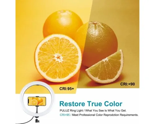 Набір блогера Puluz Ring USB LED lamp PKT3062B 11.8 + tripod 1.65 м (PKT3062B)