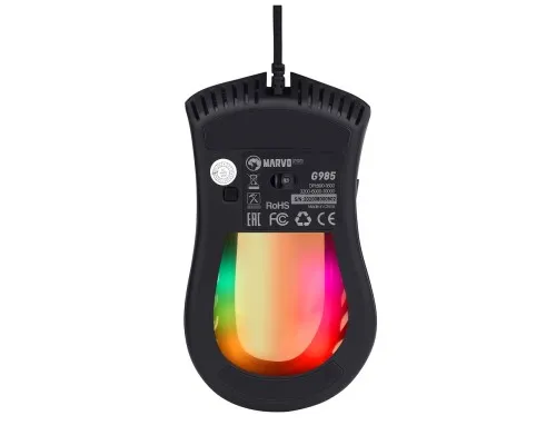 Мышка Marvo G985 RGB-LED USB Black (G985)