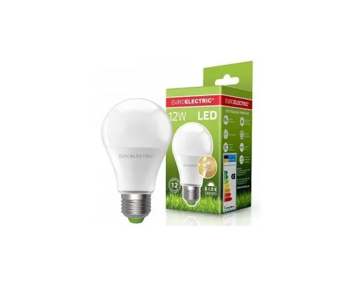 Лампочка EUROELECTRIC LED А60 12W E27 4000K 220V (LED-A60-12274(EE))