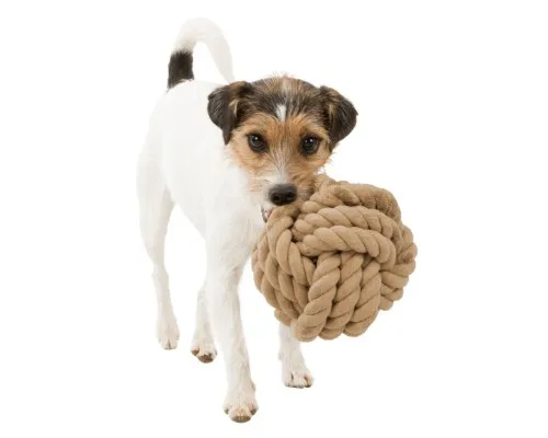 Іграшка для собак Trixie BE NORDIC Мяч канат d 13 см (4011905326306)