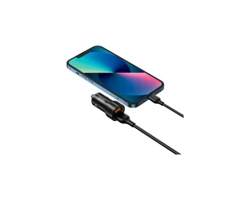 Зарядний пристрій XO CC48 Smart Metal 2USB + cable Lightning (XO-CC48i-BK)