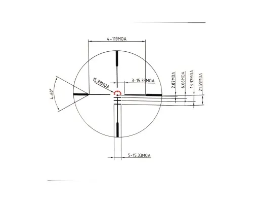 Оптичний приціл Konus SIGHT-PRO PTS2 3x30 (призматичний) (7203)