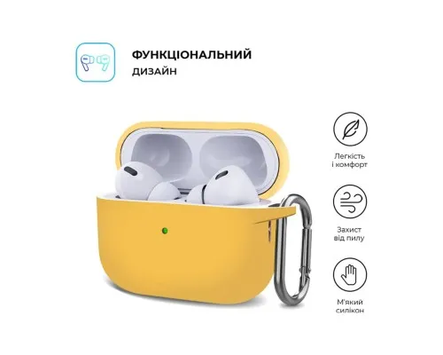 Чохол для навушників Armorstandart Hang Case для Apple AirPods Pro 2 Yellow (ARM68593)