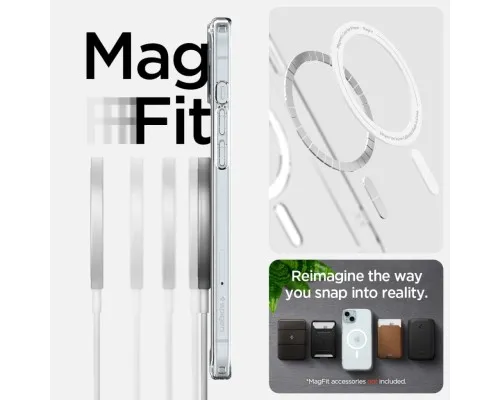 Чехол для мобильного телефона Spigen Apple iPhone 15 Plus Ultra Hybrid MagFit White (ACS06660)