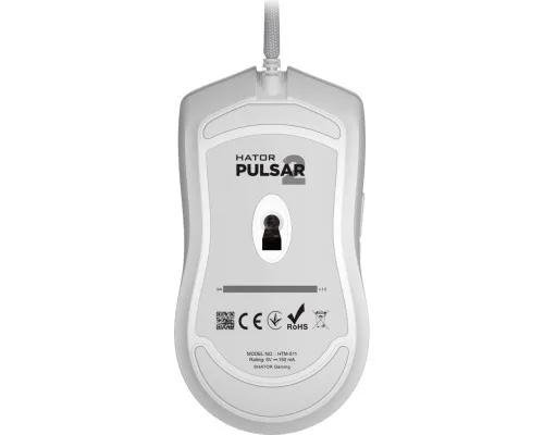 Мишка Hator Pulsar 2 USB White (HTM-511)