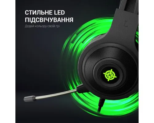 Наушники GamePro Racer HS610G Black-Green (HS610G)