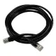 Патч-корд 0.25м UTP cat.6, CCA,24AWG, black GEAR (GPC-UTPC6CCARJ45-0.25B)