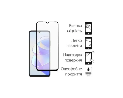 Чехол для мобильного телефона Dengos Kit for Honor x7a case + glass (Black) (DG-KM-55)