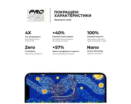 Скло захисне Armorstandart Pro 3D LE Apple iPhone 14 Plus/13 Pro Max Black 3 шт (ARM77600)