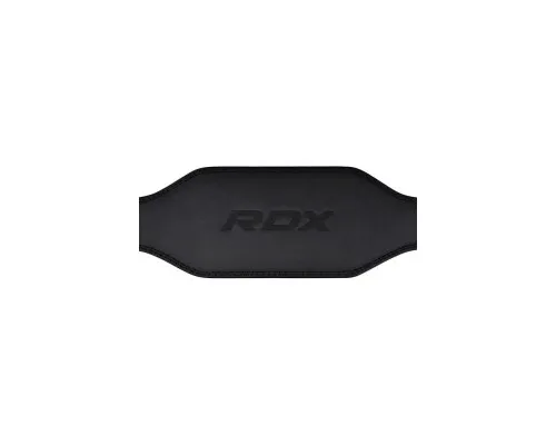 Атлетичний пояс RDX 6 шкіряний Full Black 2XL (WBS-6FB-2XL)