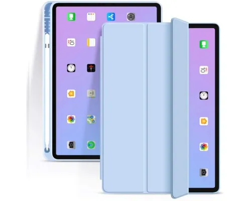 Чехол для планшета BeCover Tri Fold Hard TPU Apple iPad Air 4 10.9 2020/2022 Light Blue (706752) (706752)