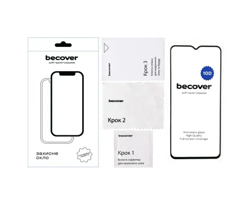 Скло захисне BeCover Xiaomi Redmi A1 10D Black (711525)