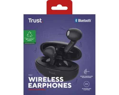 Навушники Trust Yavi Earphones Black (25298)