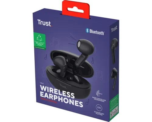 Наушники Trust Yavi Earphones Black (25298)