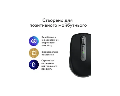 Мишка Logitech MX Anywhere 3S для MAC Wireless Space Grey (910-006947)