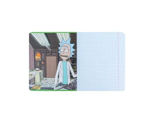 Тетрадь Kite Rick and Morty 18 листов, клетка (RM24-236)