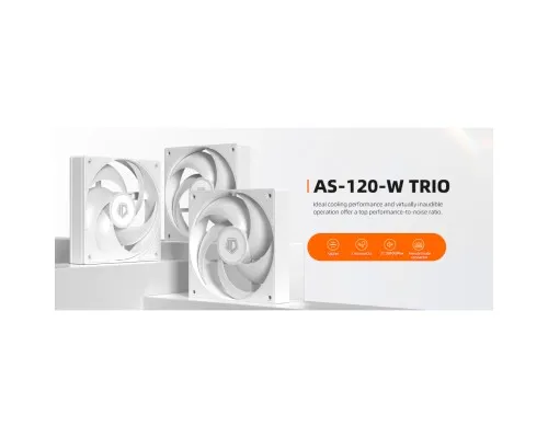 Кулер до корпусу ID-Cooling Вентилятор ID-Cooling AS-120-W Trio (AS-120-W TRIO)