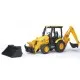 Спецтехника Bruder Дорожный погрузчик с экскаватором JCB MIDI CX М1:16 (02427)