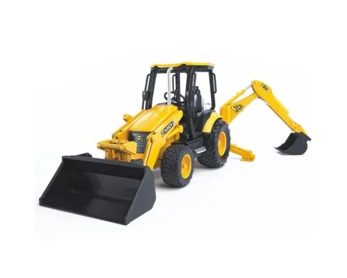 Спецтехника Bruder Дорожный погрузчик с экскаватором JCB MIDI CX М1:16 (02427)