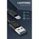 Дата кабель USB 2.0 AM to Lightning 1.0m Fast T-L829 Black T-Phox (T-L829 Black)