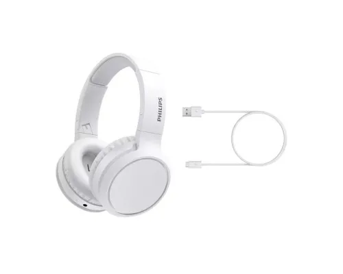 Навушники Philips TAH5205 Over-ear ANC Wireless Mic White (TAH5205WT/00)
