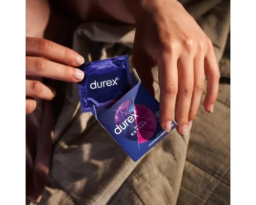 Презервативы Durex Dual Extase рельефные с анестетиком 3 шт. (5052197053401)