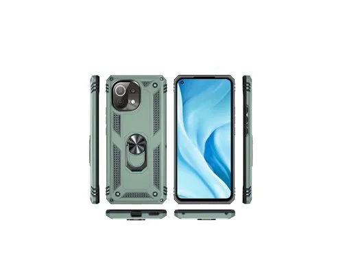 Чохол до мобільного телефона BeCover Military Xiaomi Mi 11 Lite / Mi 11 Lite 5G Dark Green (706645)