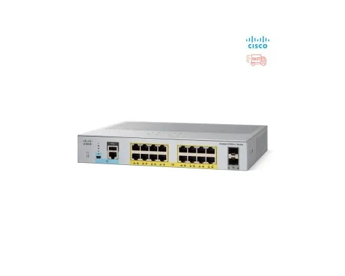 Коммутатор сетевой Cisco C1000-16P-2G-L