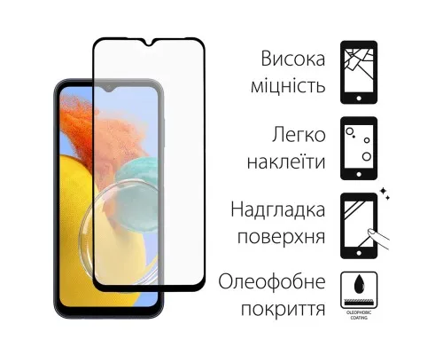 Стекло защитное Dengos Full Glue Samsung Galaxy M14 5G (TGFG-268)