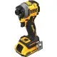 Шуруповерт DeWALT ударный 18 В XR Li-Ion, 2x2Ah, 206 Нм, 2 Аг, 3250 об/мин, TSTAK (DCF850D2T)