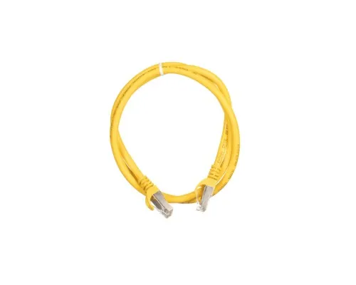 Патч-корд 1м S/FTP Cat 6 CU PVC 26AWG 7/0.16 yellow 2E (2E-PC6SFTPCOP-100YLW)