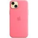 Чохол до мобільного телефона Apple iPhone 15 Plus Silicone Case with MagSafe - Pink,Model A3124 (MWNE3ZM/A)