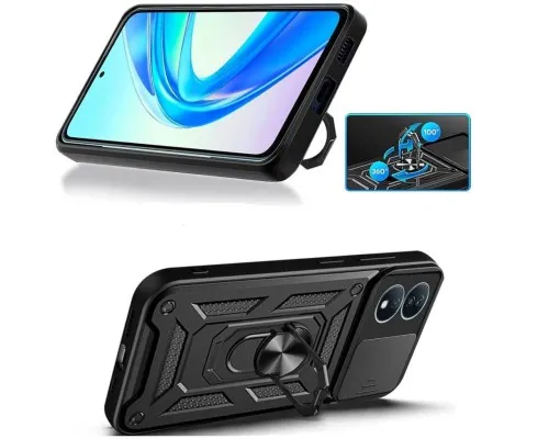 Чохол до мобільного телефона BeCover Military Honor X7b Black (710998)
