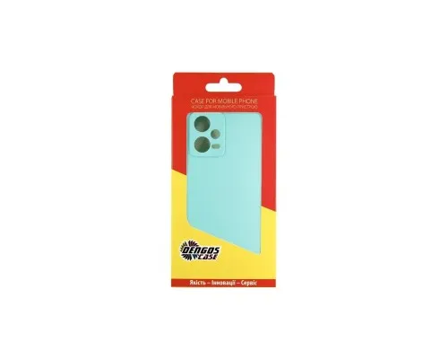 Чехол для мобильного телефона Dengos Xiaomi Redmi Note 12 5G Case + Glass (Ice blue) (DG-KM-84)