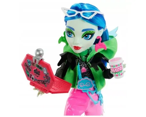 Лялька Monster High Неонові та бомбезні Жахо-секрети Гулії (HNF81)