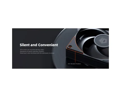 Кулер до корпусу ID-Cooling Вентилятор ID-Cooling AS-140-K Duet Black (AS-140-K DUET)