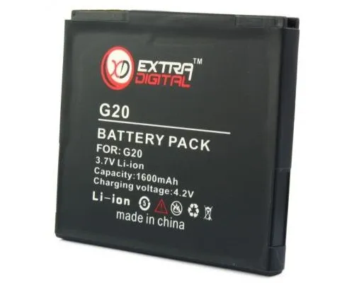 Аккумуляторная батарея Extradigital HTC G20 (1600 mAh) (BMH6386)