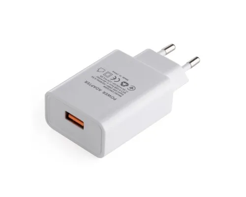 Зарядное устройство Vinga QC3.0 Quick Wall Charger 1xUSB 18W Max (VWCQAW)